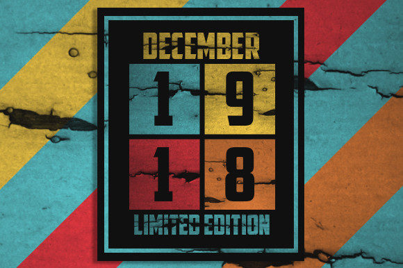Retro December 1918 Limited Edition