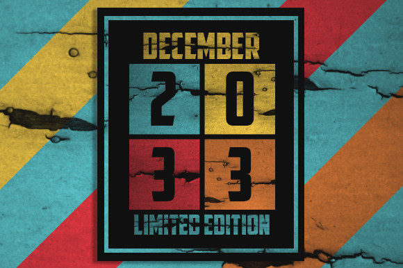 Retro December 2033 Limited Edition